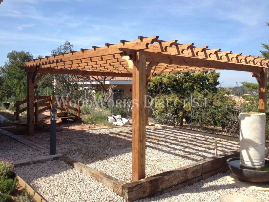 Japanese Pergola Alberic, Valencia 502 Woodworks Direct