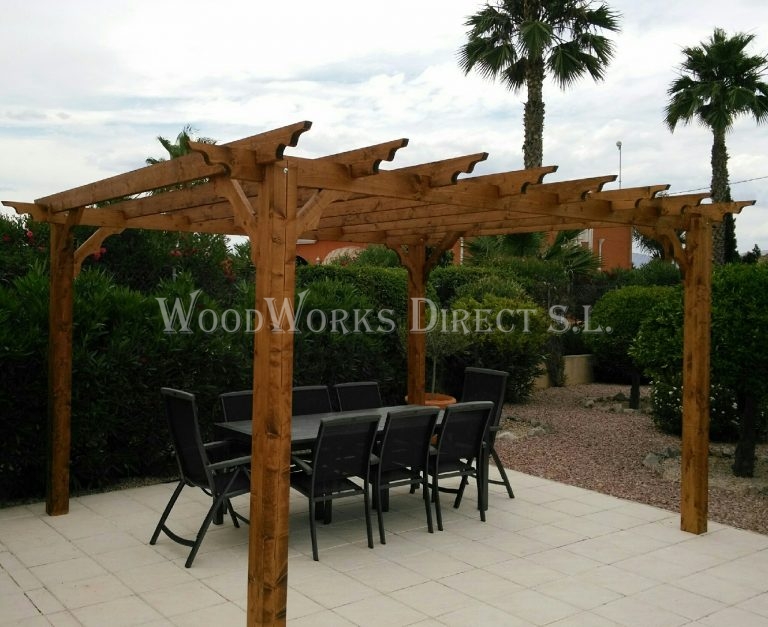 Japanese Pergola Catral, Alicante 539 Woodworks Direct