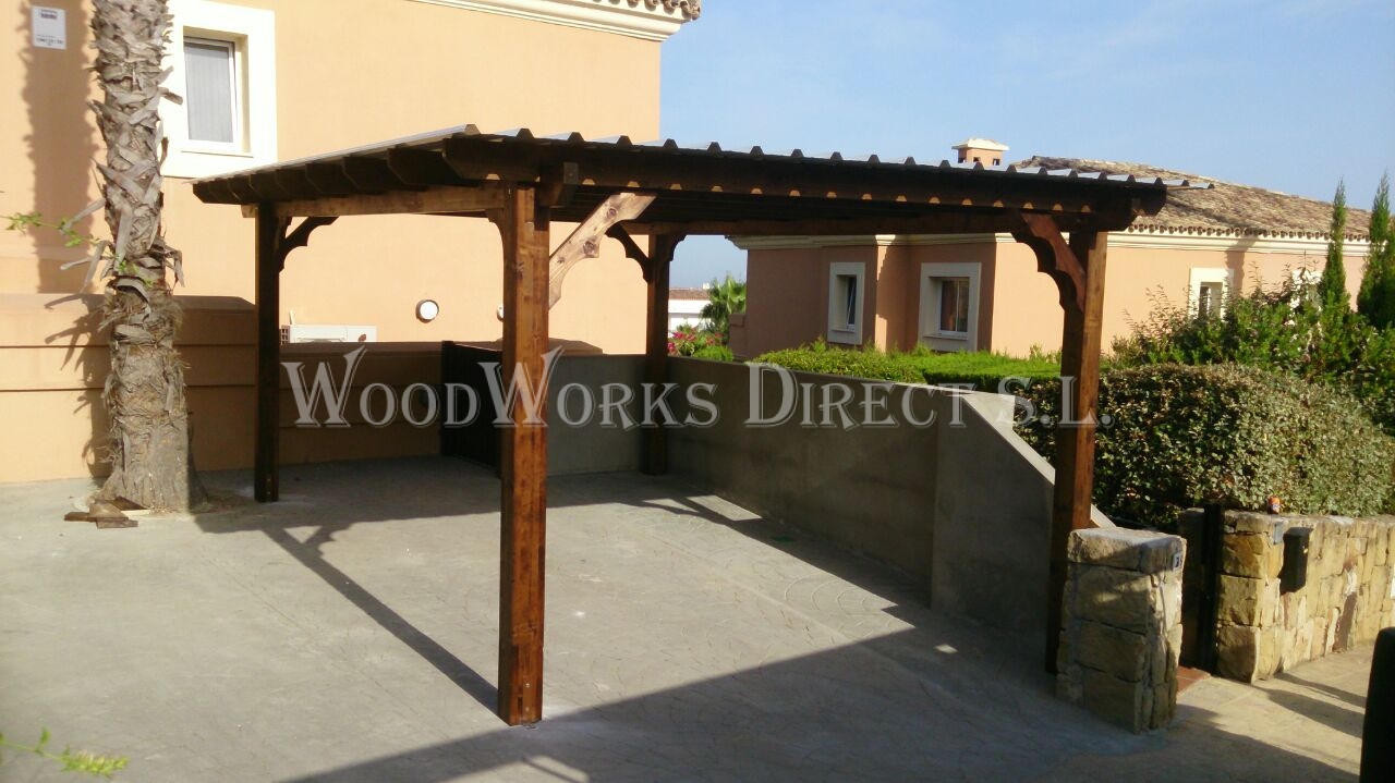 Single Carport Cadiz, Malaga 567 Woodworks Direct