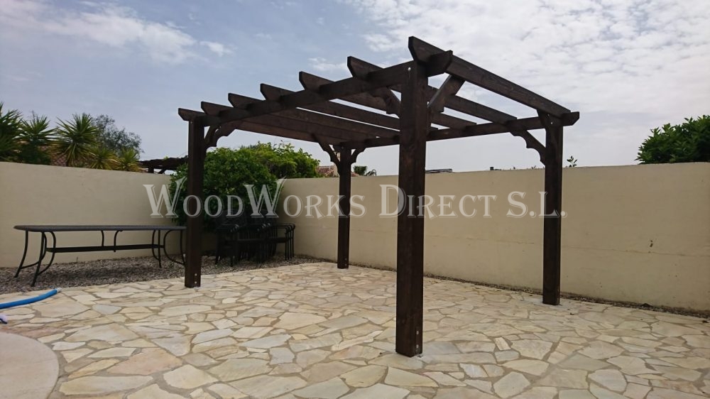 4m x 3m pergola, albox 926 woodworks direct