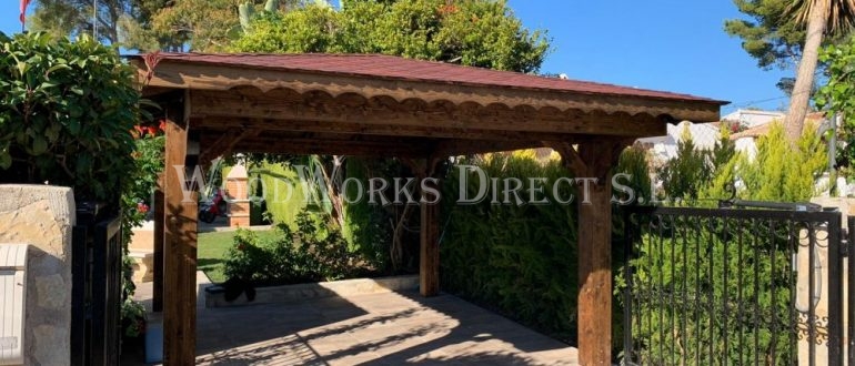 Wooden Gazebo Javea Denia Alicante