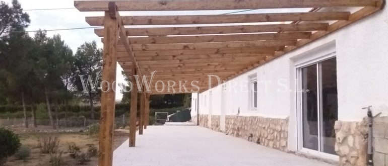 lean to pergola Yecla Murcia