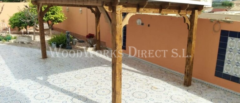 Wooden Carport Alicante San Fulgencio