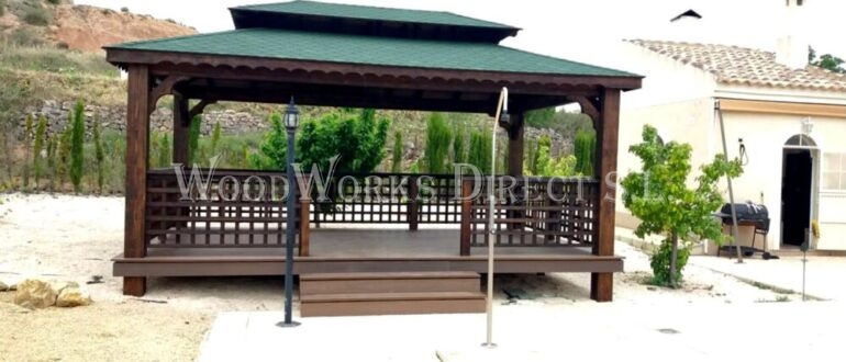 Timber Lantern Gazebo Alicante