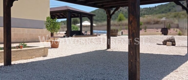Single bay Timber Carport Murcia