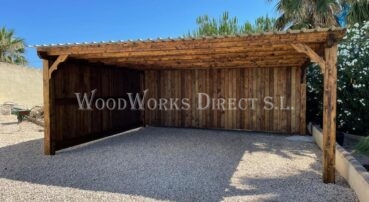 Timber Carport Shed Alicante