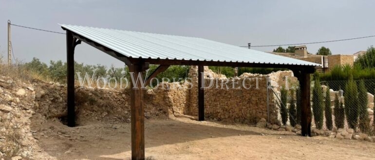Wooden carport Alicante Murcia