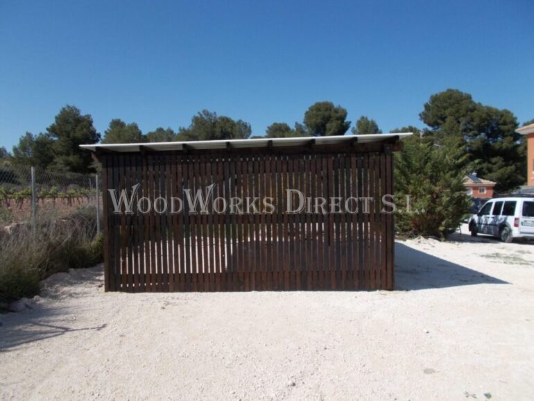 Wooden carport Alicante Murcia