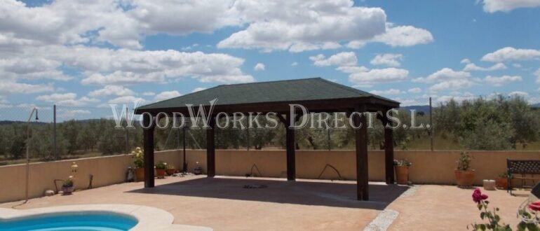 Large Wooden Gazebo Alicante