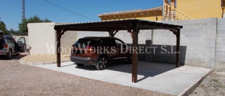Wooden Carport Alicante Murcia