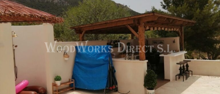 Flat roofed gazebo Abanilla Murcia
