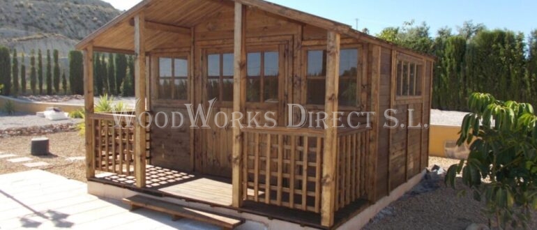 Apex Shed Decking Murcia