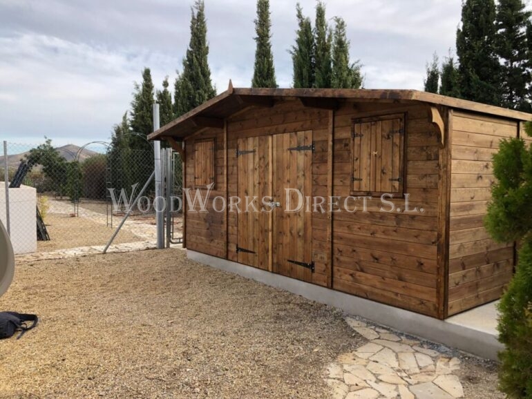 Large wooden shed Albox Almeria