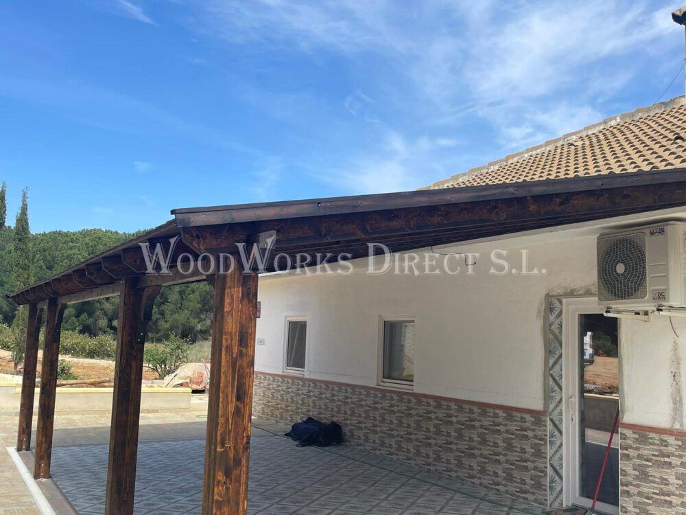 9.4m x 4.8m Lean-to, Lucena del Puerto, Huelva |1282 - Woodworks Direct