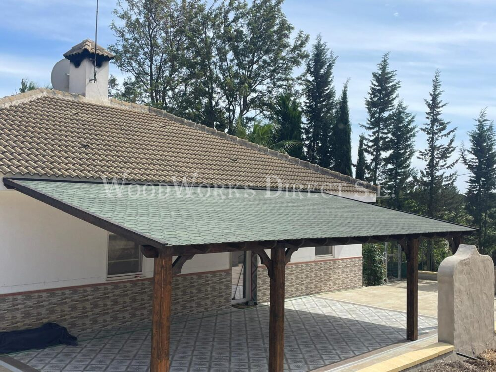9.4m x 4.8m Lean-to, Lucena del Puerto, Huelva |1282 - Woodworks Direct